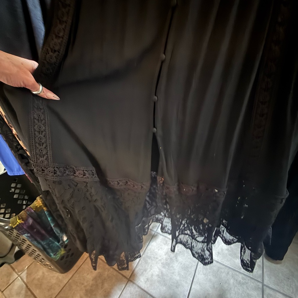 đ¤BNWT City Chic Boho-ish Black Lace Dressđ¤ - Picture 2 of 5